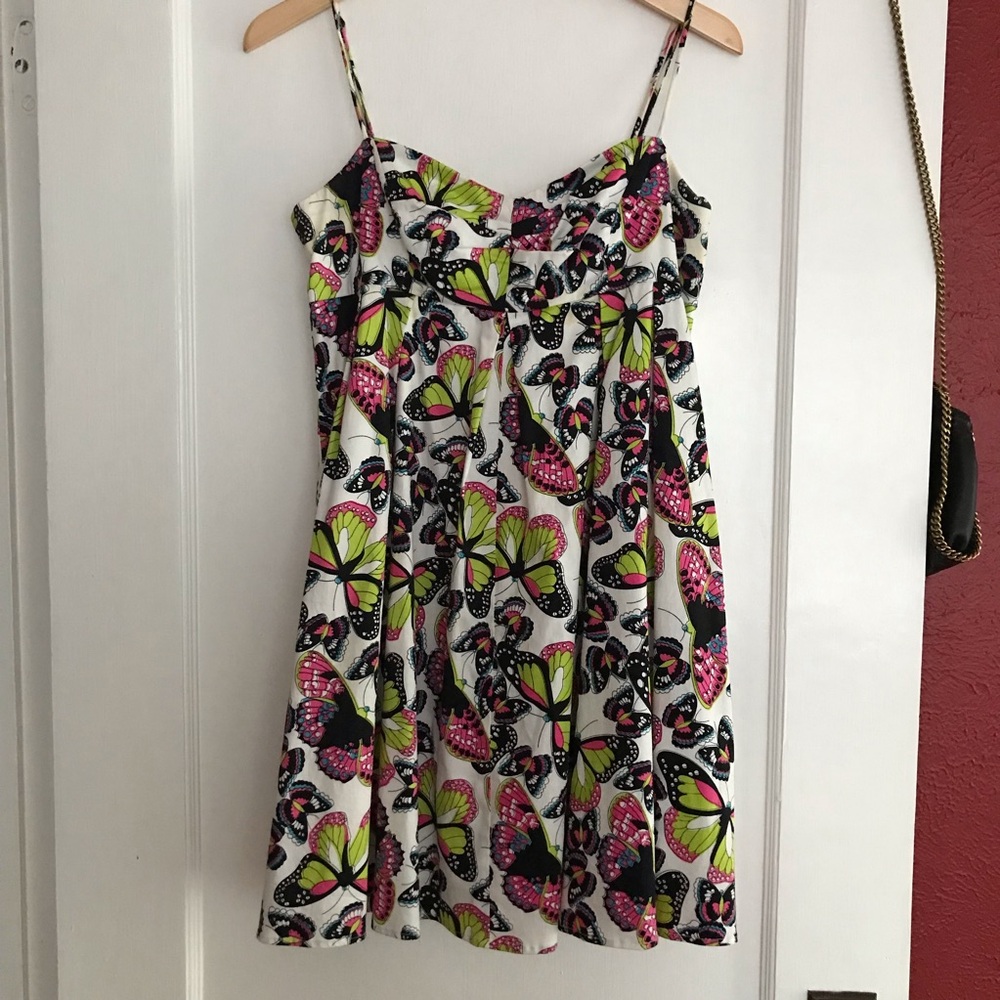 Betsey Johnson Butterfly Print Sundress